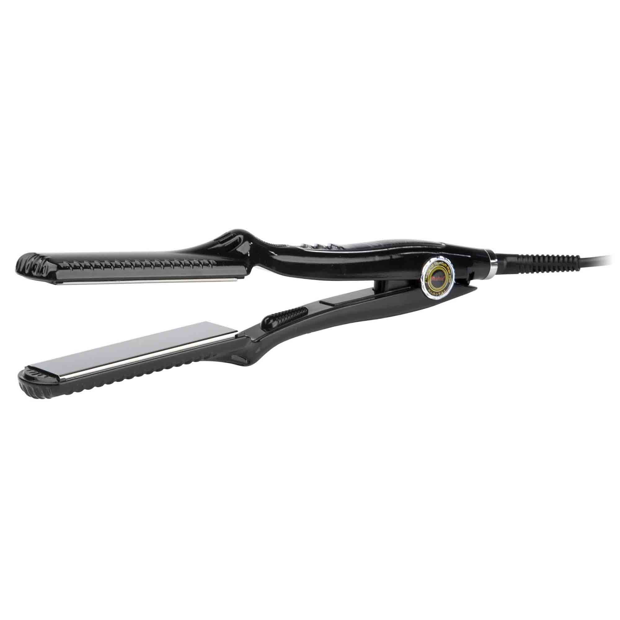 Barbar Hair 2600 Titanium Flat Iron - 1.5 Inch Straightener for Smooth & Shiny Hair, Professional Salon Styling Tool, Black, 9.6 oz (Perfect for Home Use, Travel & Salon Styling)