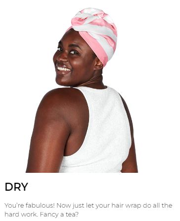 Dock & Bay Quick Dry Hair Towel Wrap - Microfiber Hair Turban for Women & Men - Super Absorbent, Lightweight & Fast Drying for Post Shower, Swimming, Gym & Travel