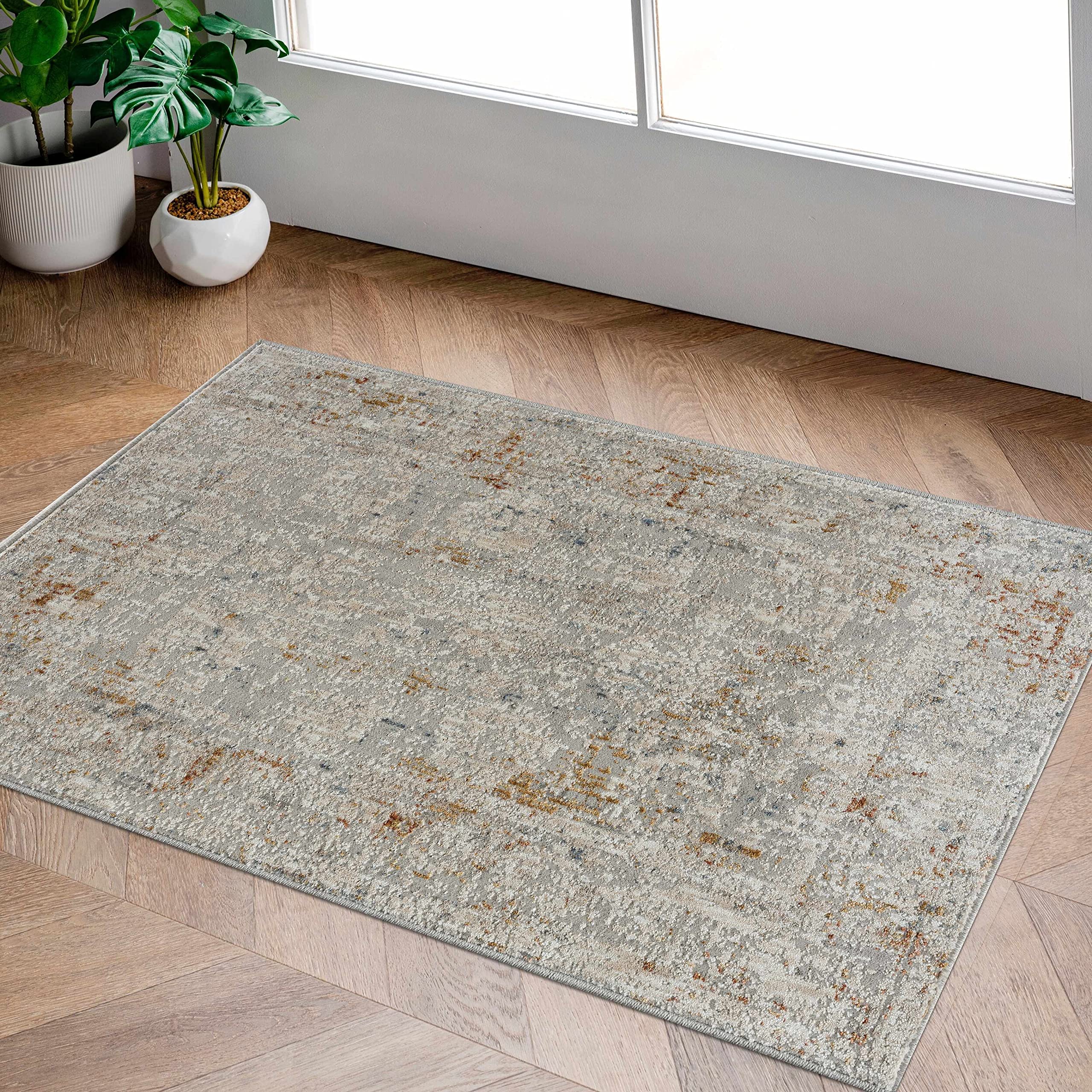 Hauteloom Burkittsville Traditional Area Rug - Blue, Brown, Red - 7'10