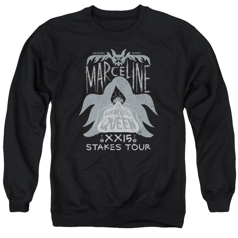 Adventure Time Marceline Concert Unisex Crewneck Sweatshirt for Men & Women | Cartoon Graphic Pullover Hoodie | Casual Wear, Cosplay & Gift for Fans