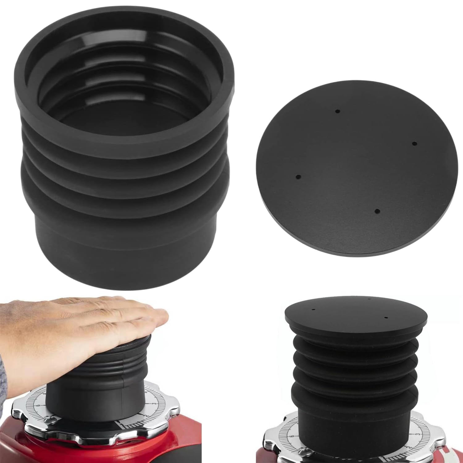 Single Dose Hopper Compatible for Mazzer, Niche Zero, FAEMA 900N, Mahlkonig EK43 & Fiorenzato Grinders - Blow Out Residual Coffee Grounds - Perfect Cleaning Tool for Home Baristas & Coffee Shops