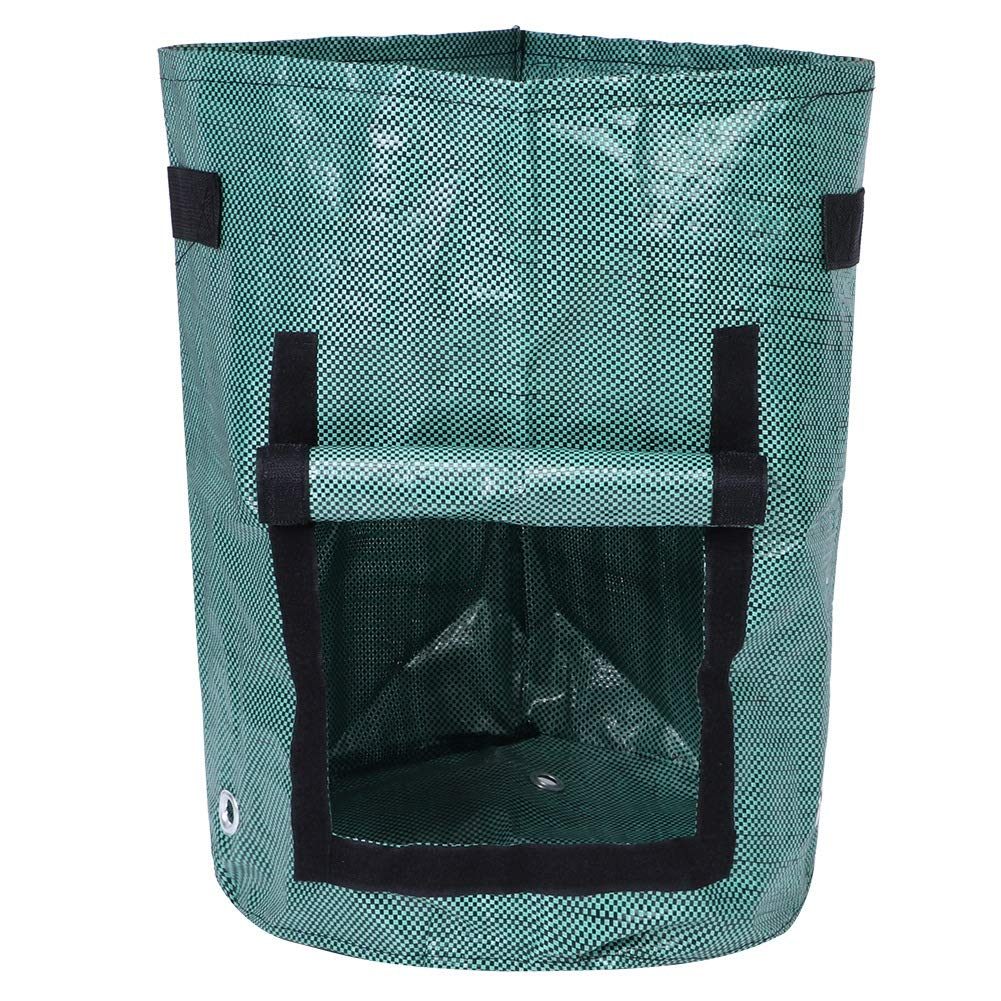 TOPINCN Eco-Friendly Garden Planting Bag with Door & Window - Breathable Grow Bags for Tomatoes, Potatoes, Sweet Potatoes, Onions, Taro, Radish & Carrots | Durable Planter Bags for Vegetables, Herbs & Root Crops | Perfect for Patio, Balcony & Small Space Gardening