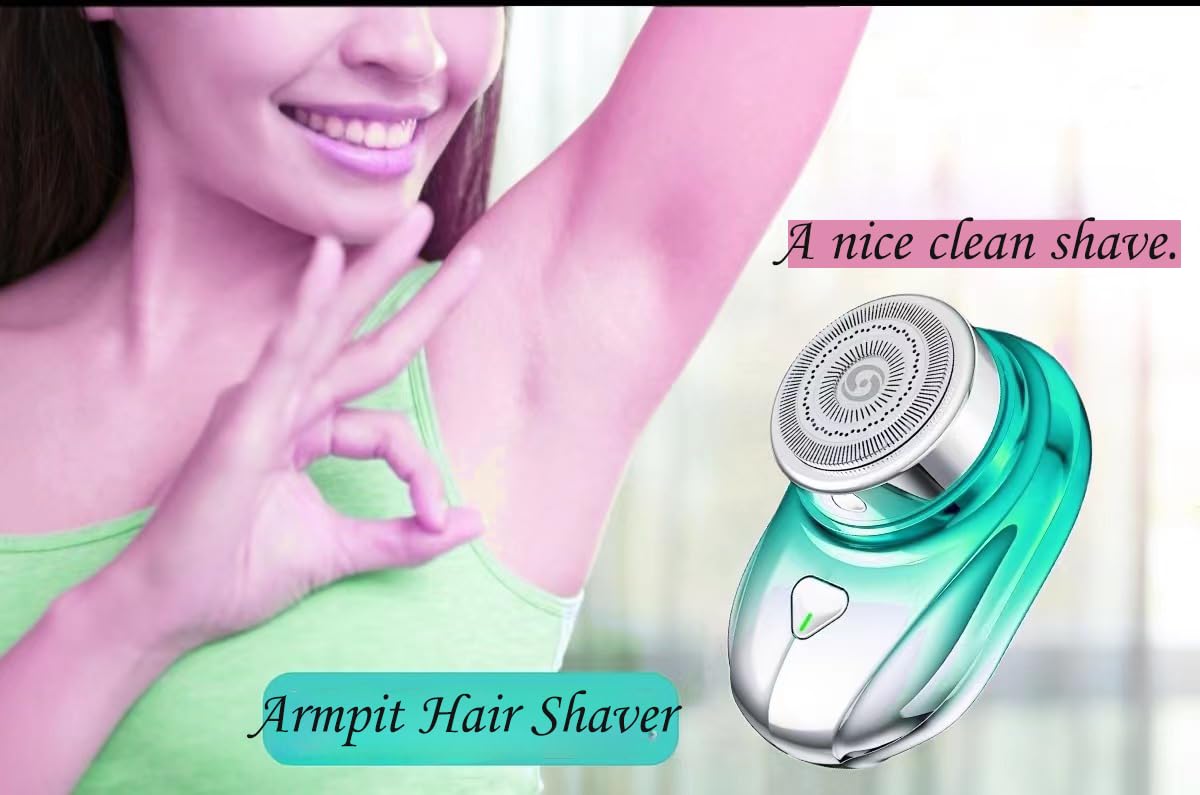 Mini Electric Shaver for Men & Women - Portable Waterproof Wet/Dry Shaver with Fast Charging & 60-Day Battery Life - Perfect for Travel, Office & Business Trips - Compact Pocket Design for On-the-Go Grooming