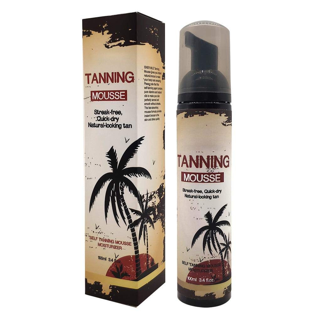 100ml Self-Tanning Lotion - Quick Drying, Natural & Long Lasting Sunless Tanner with Moisturizing Benefits | Dark Bronzer Body Cream for Flawless Tan | Perfect for Beach, Vacation & Everyday Glow