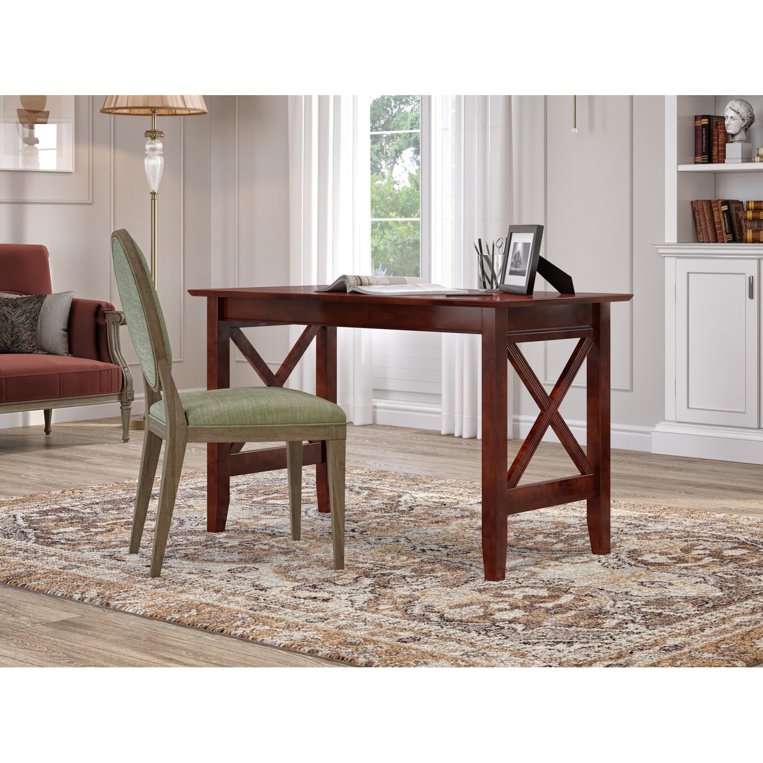 AFI Walnut Writing Desk - Home Office & Study Furniture