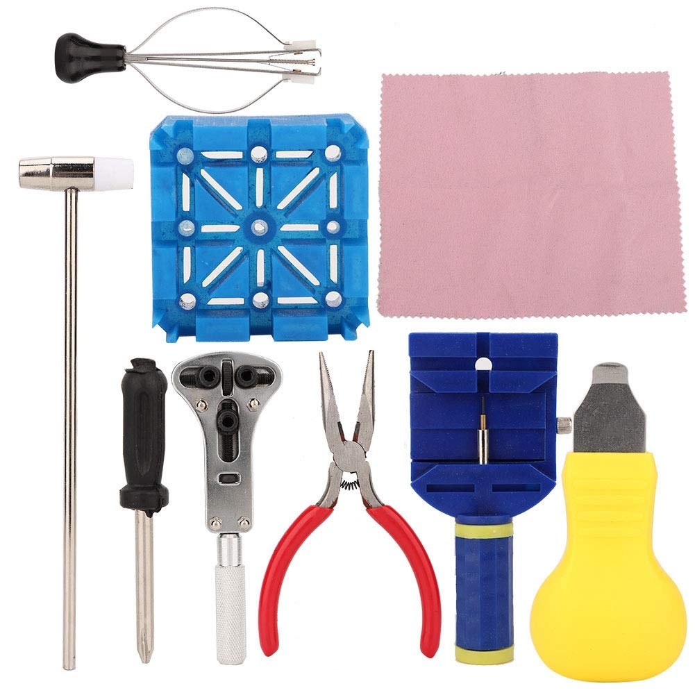 Professional Watch Case Opener & Repair Tool Kit - Premium Watch Strap Removal Set for Watchmakers & Jewelers | Perfect for Watch Battery Replacement, Bracelet Adjustment & Watch Maintenance