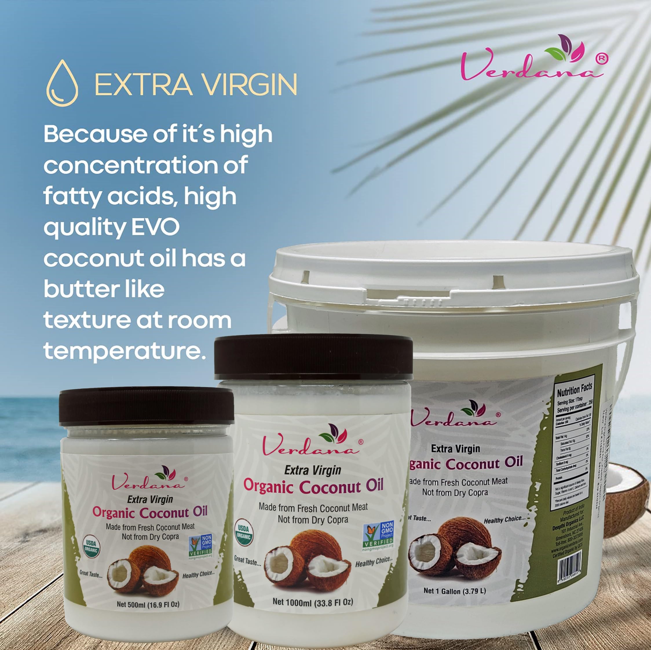 Organic Extra Virgin Coconut Oil - USDA Certified, Unrefined Cold Pressed for Cooking, Baking & Skin Care - 100% Pure Natural Coconut Oil - 32oz - Perfect for Keto, Vegan Recipes & Hair Moisturizing