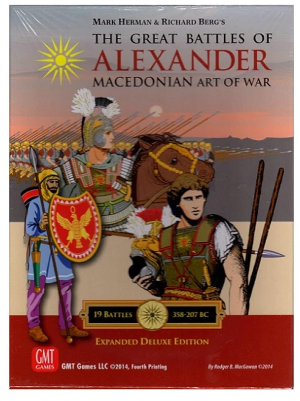 GMT Games Great Battles of Alexander - Expanded Deluxe Edition | Historical Board Game Strategy | Perfect for War Game Enthusiasts & History Buffs