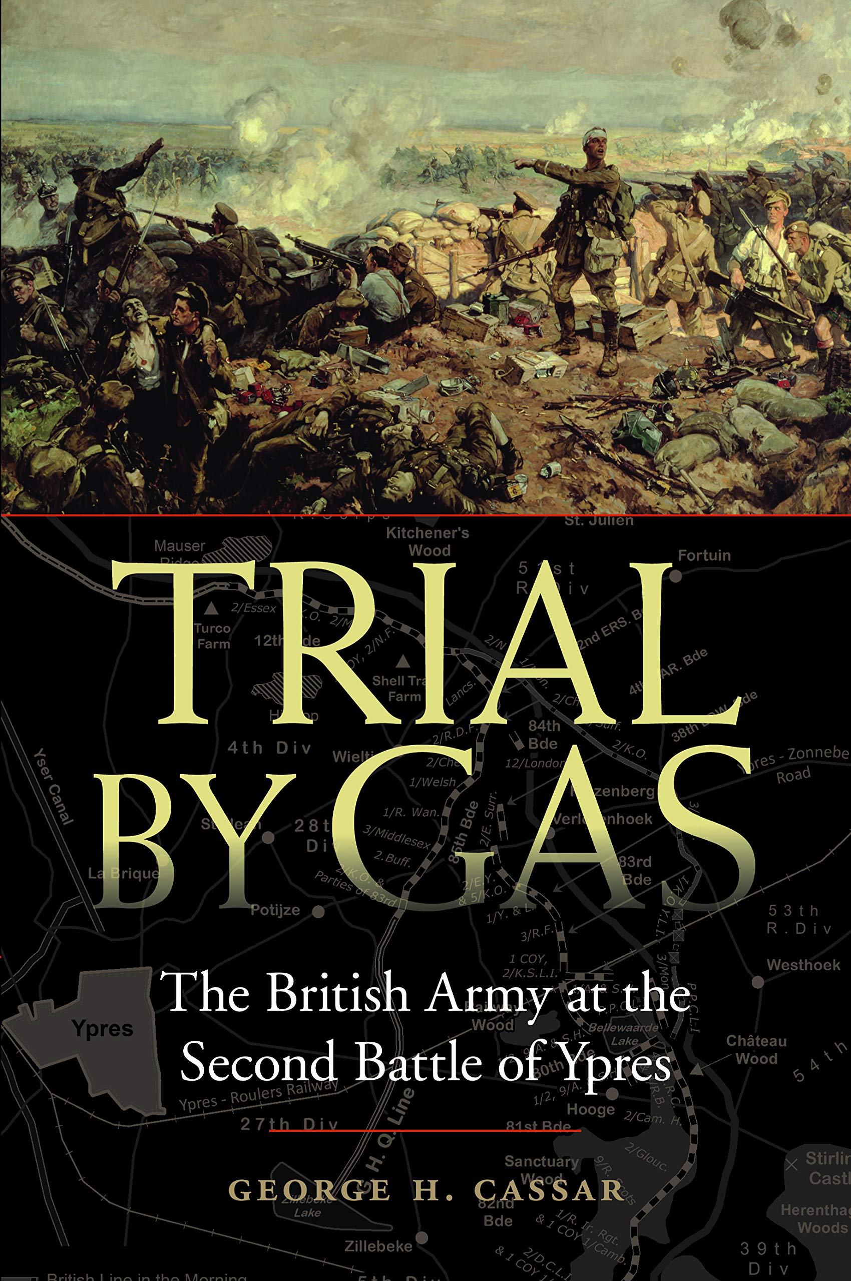 Trial by Gas: The British Army at the Second Battle of Ypres - WWI Military History Book for Students, Researchers & History Enthusiasts | Perfect for Academic Studies & WWI Collections