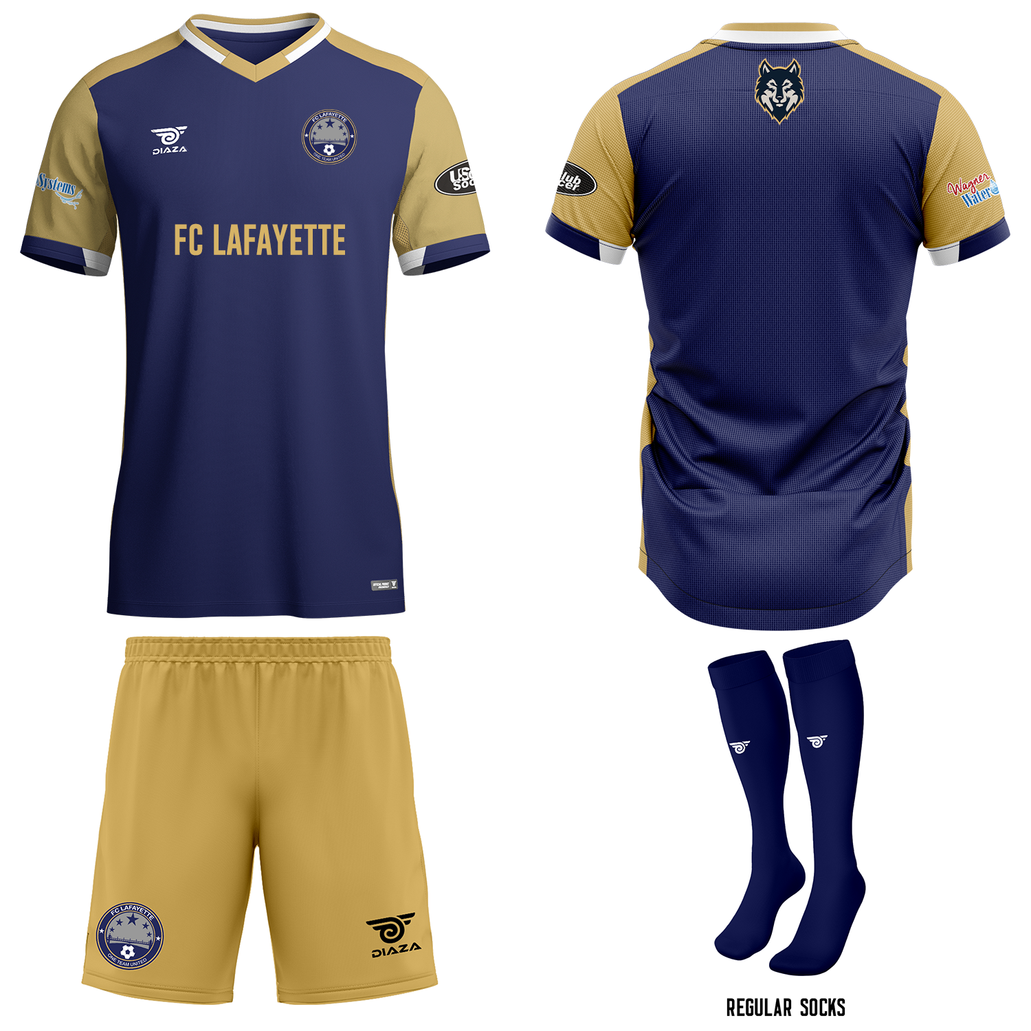 FC Lafayette Player Bundle - Authentic Soccer Jersey, Shorts & Socks Set for Fans & Players - Perfect for Matches, Training & Game Day Outfits