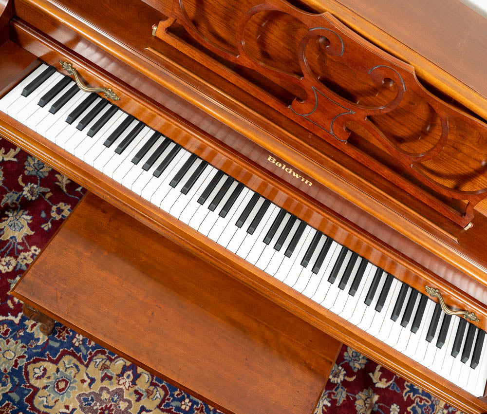 Baldwin 2076 Upright Piano in Satin Walnut Finish - Premium Acoustic Piano for Home, Studio & Church | Perfect for Beginners & Professional Pianists