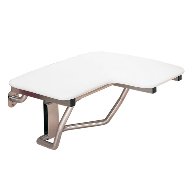White Plastic Shower Seat 21