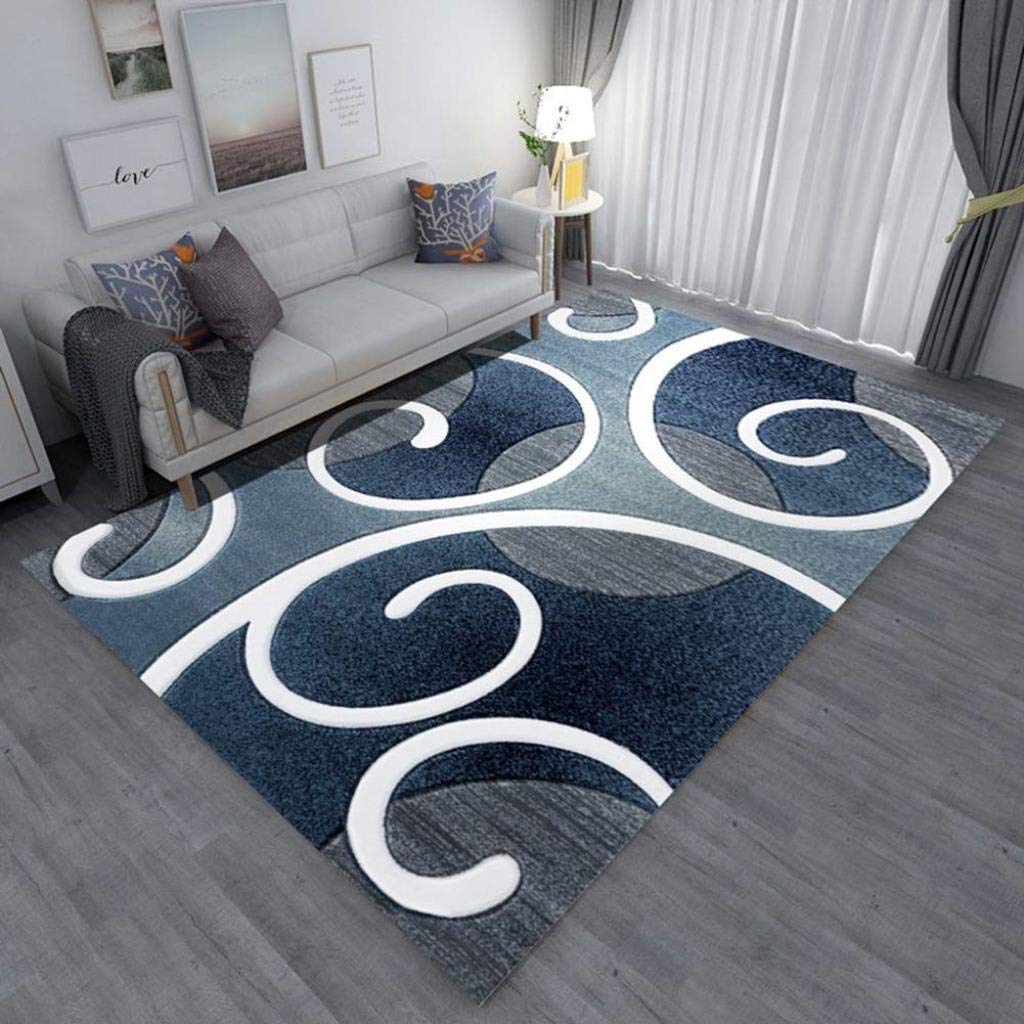 KWEE Soft Fluffy Modern Indoor Area Rugs - Ultra Plush Living Room & Bedroom Carpet (60x120cm) - Cozy Home Decor for Lounge, Nursery & Dorm Rooms