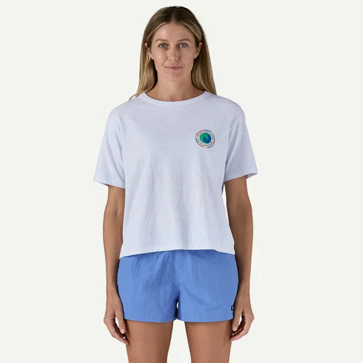Patagonia Women's Unity Fitz Easy Cut Responsibili-Tee - Eco-Friendly Organic Cotton T-Shirt for Hiking, Yoga & Casual Wear