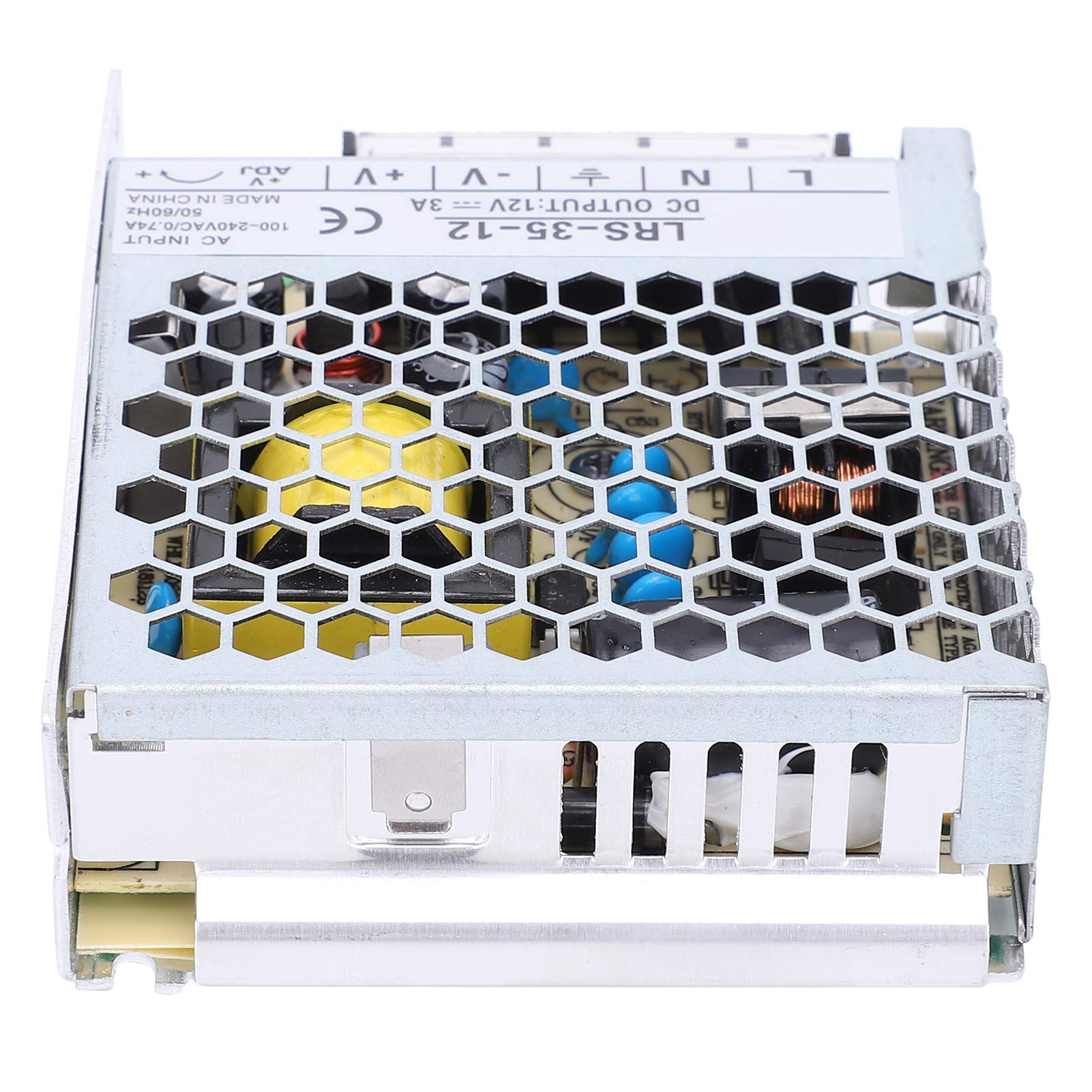 LRS-35-12 Switching Power Supply 12V 35W - Industrial Grade AC to DC Converter for Electricians, Factories & Power Systems | Reliable Energy Solution for Equipment, Machinery & Automation Projects