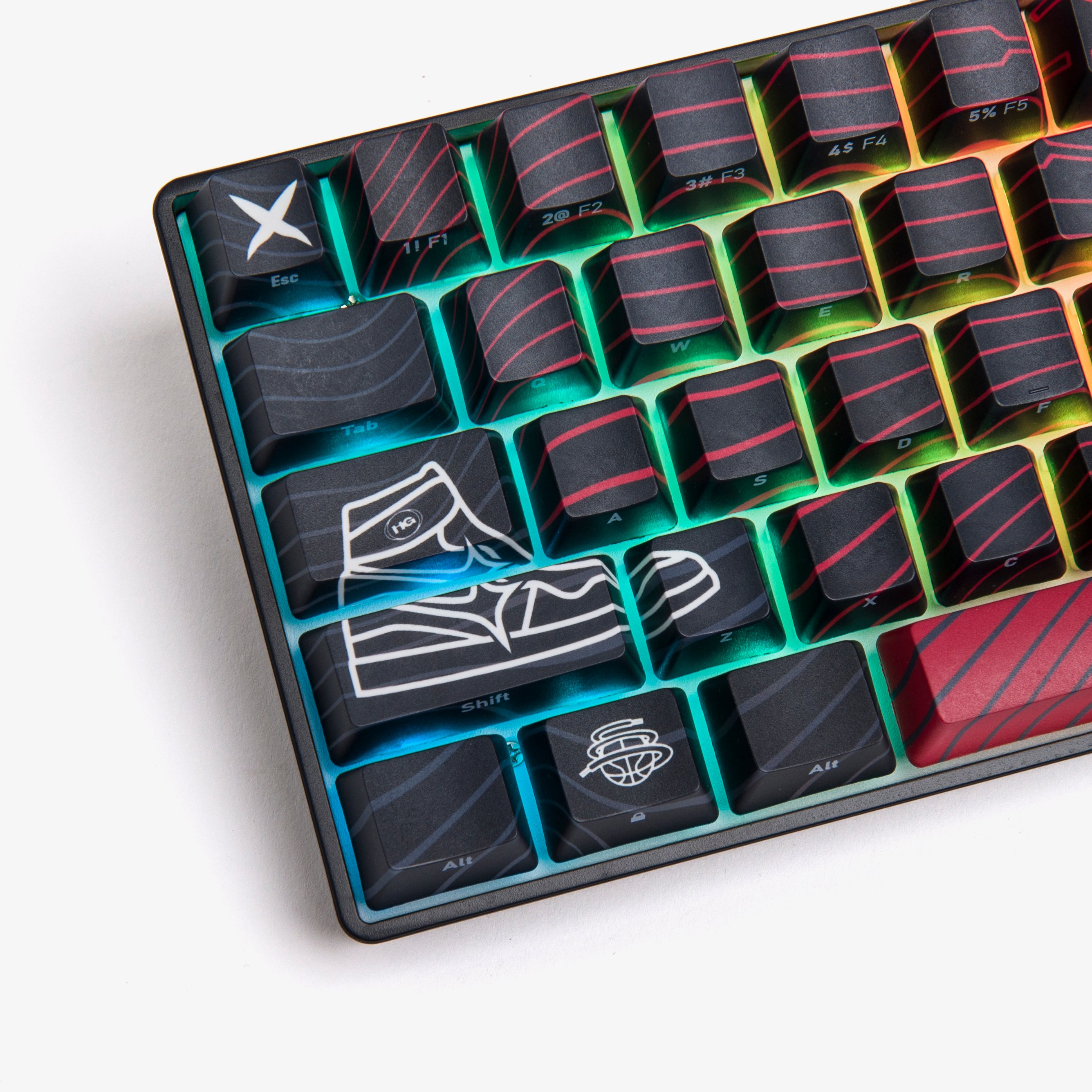 IP Banned 1 Keyboard - Ergonomic Mechanical Gaming Keyboard with RGB Backlight | Perfect for Esports, Streaming & Office Work