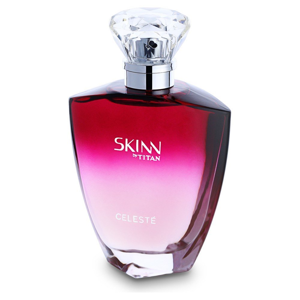 Skinn By Titan Celeste Women's Eau De Parfum - 100ml Long Lasting Liquid Wood Scent Perfume | Premium Floral Fragrance for Everyday Wear, Date Nights & Special Occasions | Luxury Gift for Her