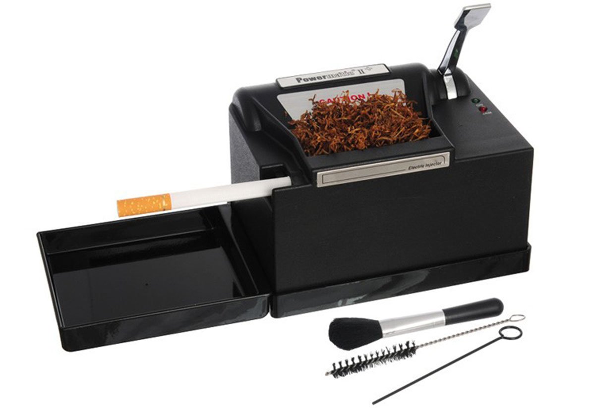 Powermatic 2 PLUS Electric Cigarette Rolling Machine - Automatic Tobacco Injector for Perfect Cigarettes | Ideal for Home Use & DIY Smokers