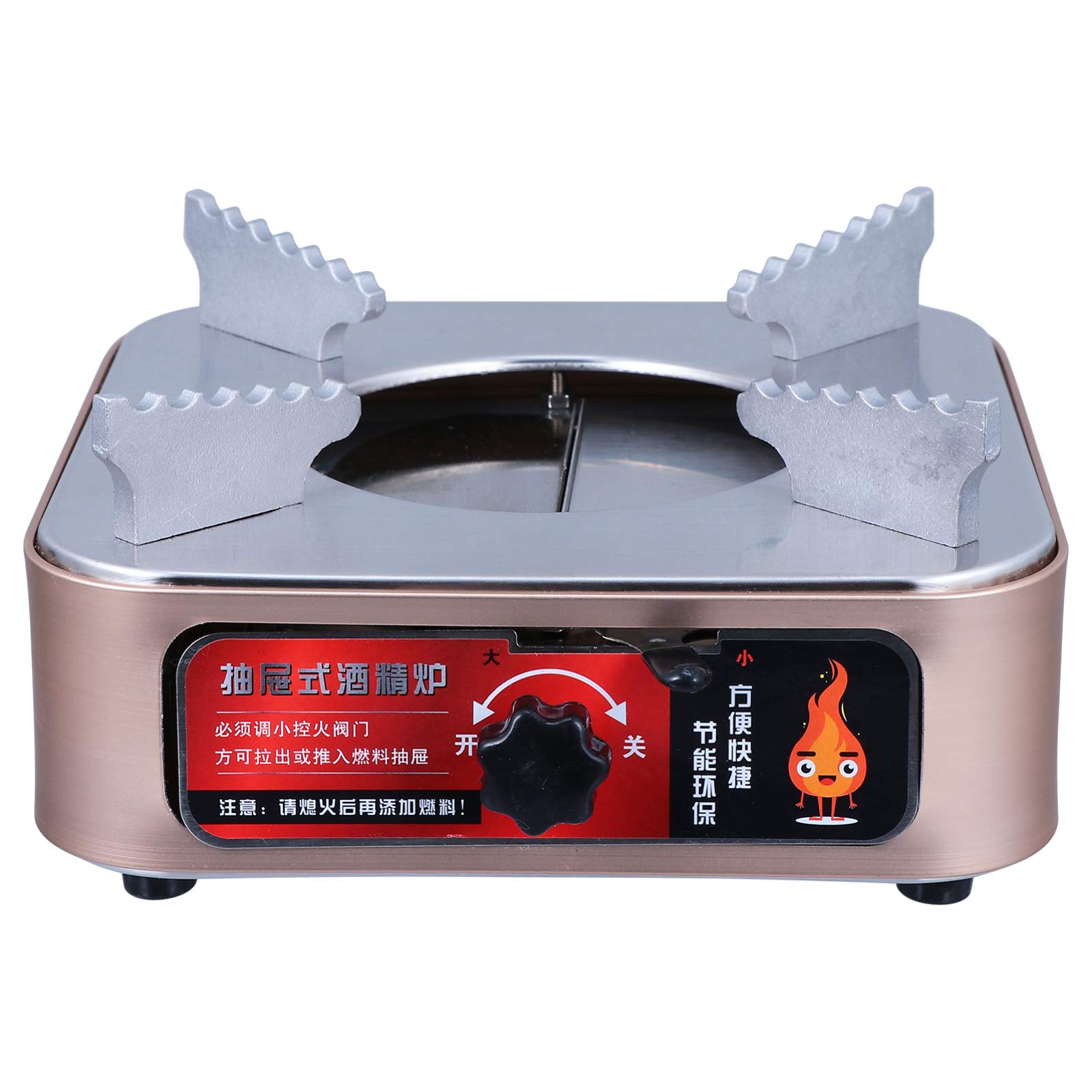 Lightweight Hemoton Travel Backpack - Compact Hiking Backpack with Mini Stove & Brass Burner for Camping, Picnic, BBQ - Perfect for Outdoor Adventures, Hiking, and Travel Accessories