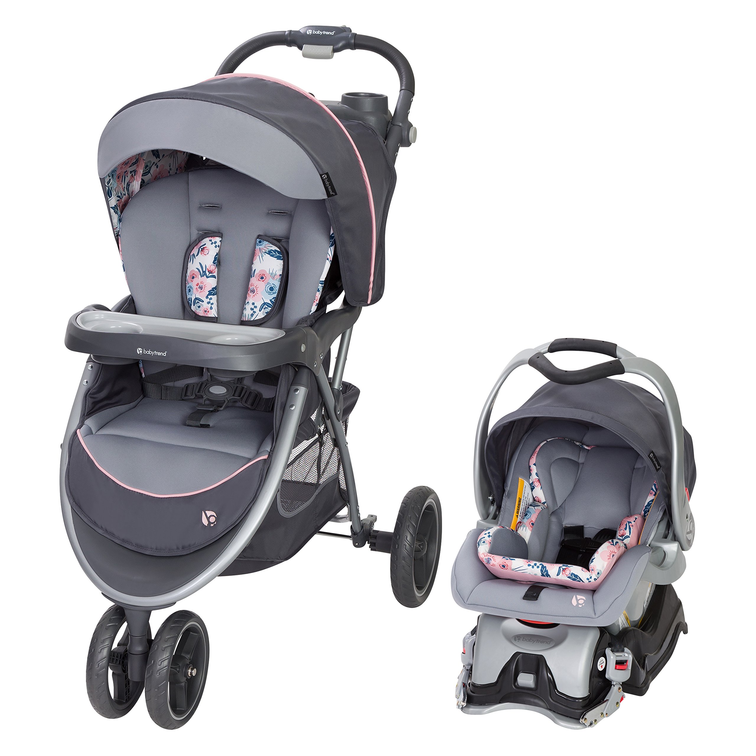 Baby Trend Skyview Plus Travel System - Lightweight Stroller with Infant Car Seat, Bluebell | Perfect for Newborns, Toddlers & On-the-Go Parents | Ideal for Shopping, Travel & Daily Walks