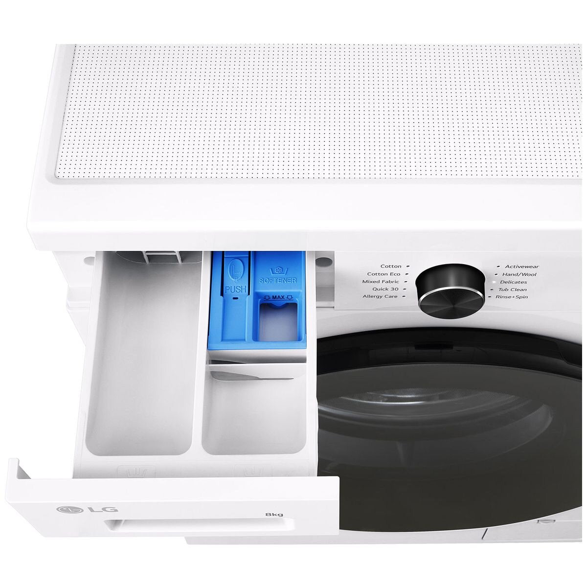 LG 8kg Front Load Washing Machine with Steam WV1 1208W - Energy Efficient Laundry Solution for Small Homes & Apartments