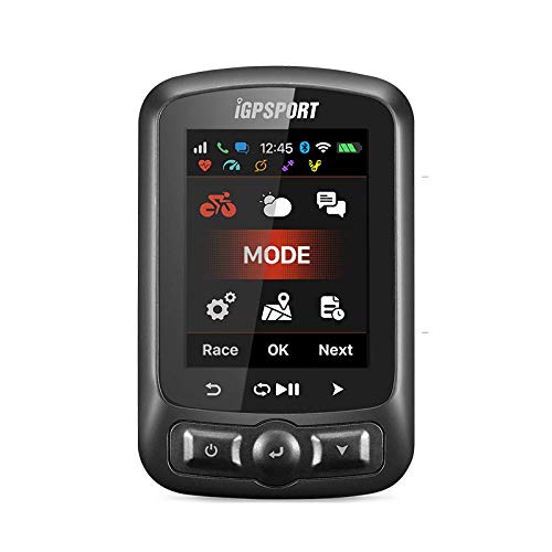 iGPSPORT iGS620 ANT+ Wireless GPS Cycling Computer - Heart Rate Monitor & Sensor Compatible, SMS/Call Alerts, IPX7 Waterproof, Map Navigation - Perfect for Road Biking, Mountain Cycling & Fitness Tracking