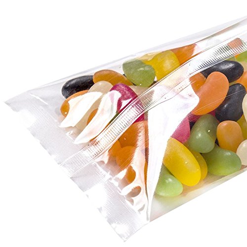 Yolli Back Seal Bags 7x9.75 Inches (175mm x 250mm) - 200 Pack Resealable Plastic Storage Bags for Food, Crafts & Organization | Airtight & Leakproof