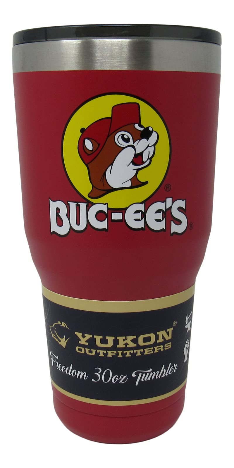 Buc-ee's 30oz Stainless Steel Tumbler with Bucky the Beaver - Double Wall Vacuum Insulated, Leak Proof Travel Mug - Perfect for Coffee, Tea & Cold Drinks at Work, Gym or Road Trips