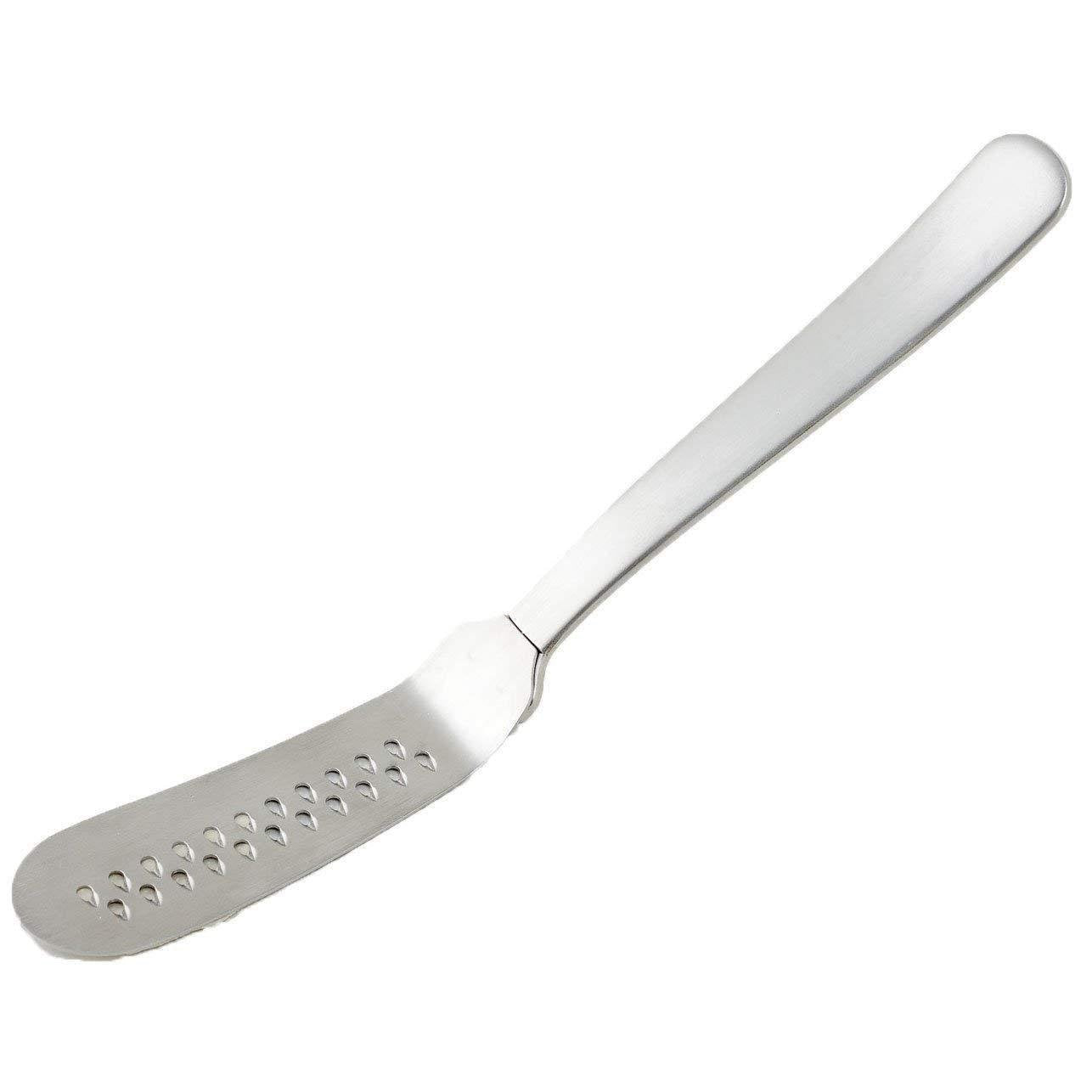 Premium Stainless Steel Butter Knife with Built-in Grater - A 76513 - Perfect for Spreading Butter, Grating Cheese & Garnishing Dishes - Ideal for Kitchen, Dining & Entertaining