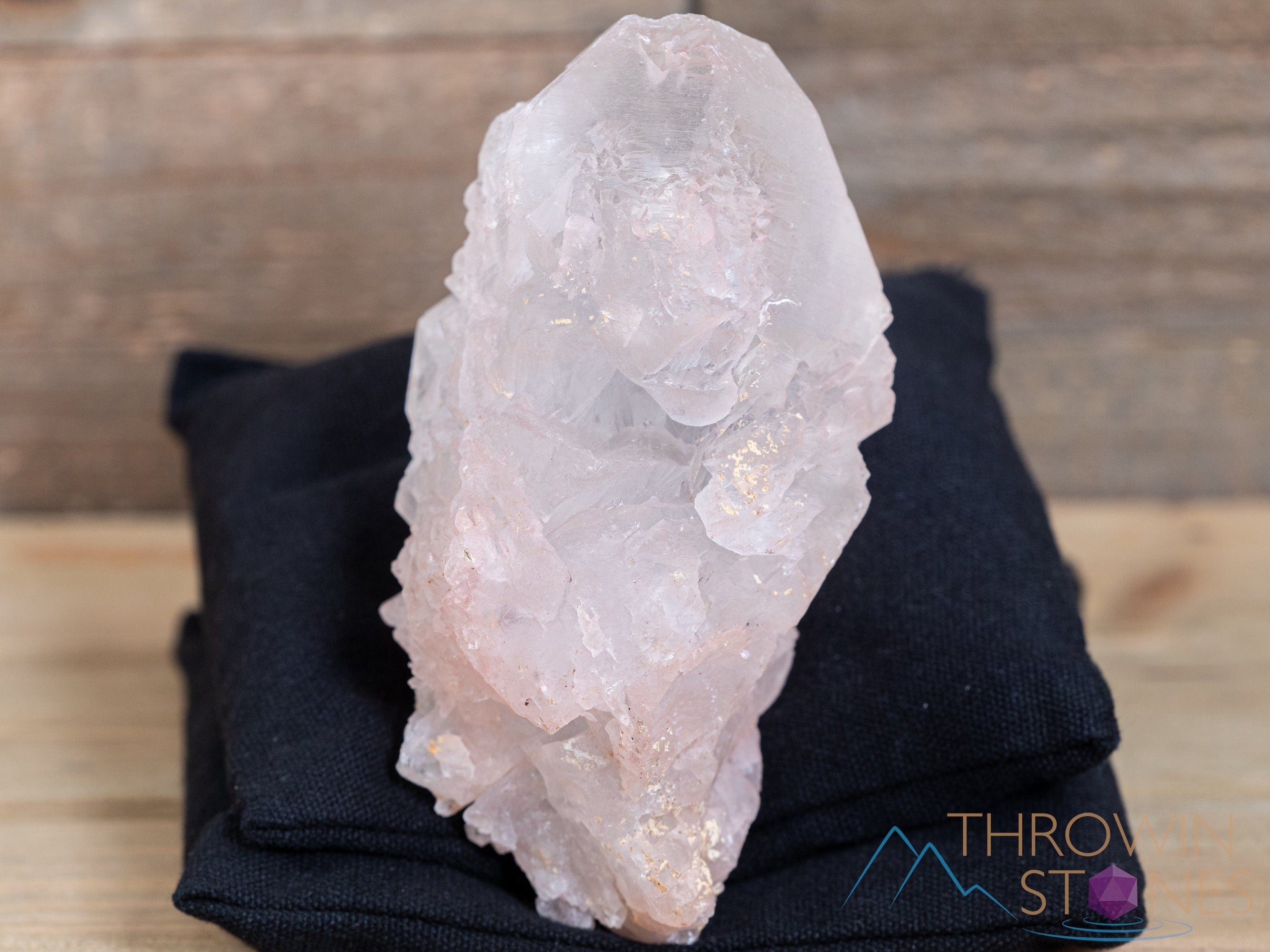 NIRVANA QUARTZ Etched Ice Himalayan Quartz Raw Crystal - Natural Healing Stone for Home Decor, Housewarming Gift, Meditation & Spiritual Use