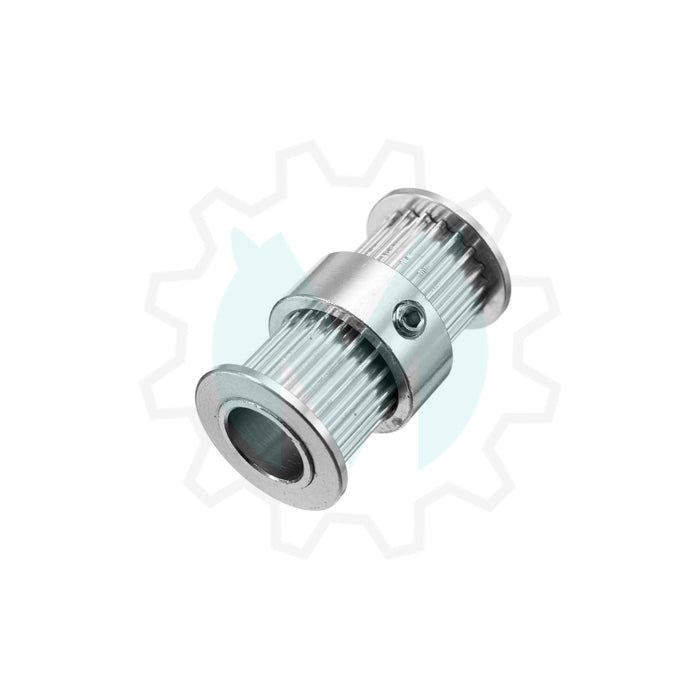 GT2 Double Head Timing Belt Pulley 20T 8mm ID Bore - High Precision Aluminum Alloy Pulley for 3D Printers, CNC Machines & Robotics Applications