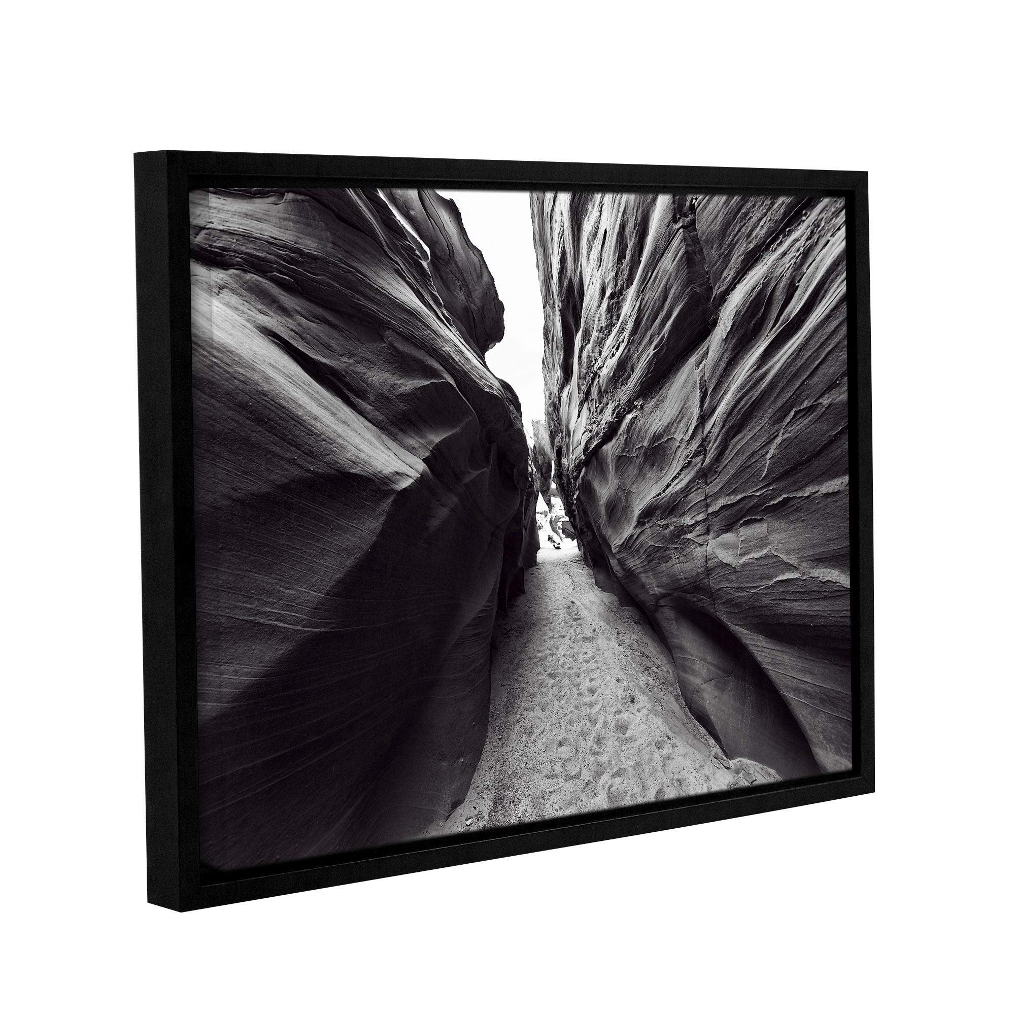 ArtWall Vlad Bubnov 'Dark Chocolate' Framed Canvas Print 24x32 - Modern Abstract Wall Art for Living Room, Bedroom & Office Decor