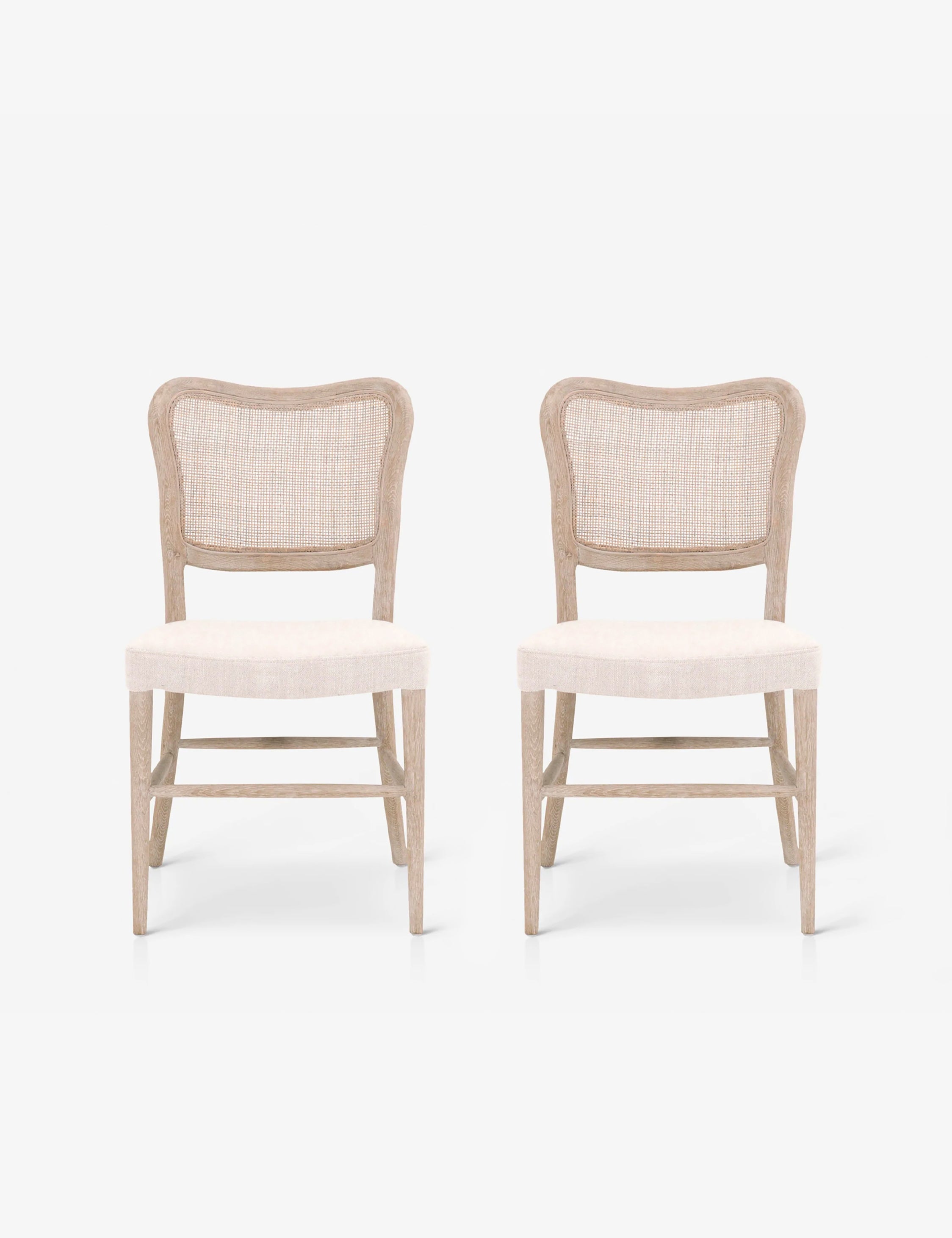 Aniston Dining Chairs Set of 2 - Modern Wooden Kitchen Chairs with Padded Seat - Perfect for Dining Room, Kitchen, Breakfast Nook & Home Office