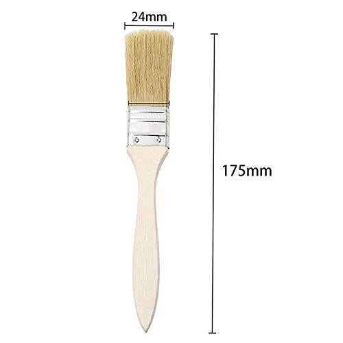 36 Pack of 1 Inch (24mm) Paint Brushes - Professional Chip Brushes for Oil, Water Based Paints, Stains, Varnishes, Glues & Gesso - Perfect for Artists, DIY Home Projects & Crafting