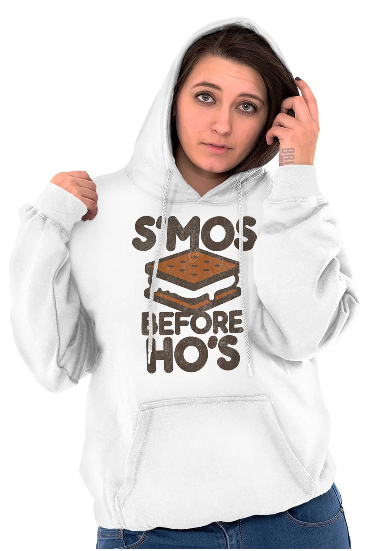 Funny Camping Hoodie for Women - Smore Bros Graphic Sweatshirt - Cozy Outdoor Adventure & Casual Wear