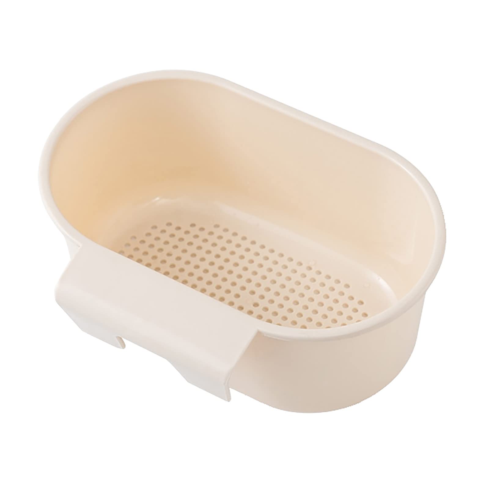 Boddenly Multifunctional Corner Sink Drain Rack - Suction Cup Sink Drain Basket with Sponge Holder for Kitchen & Bathroom | Perfect for Small Space Organization, Dish Drying, and Bathroom Storage