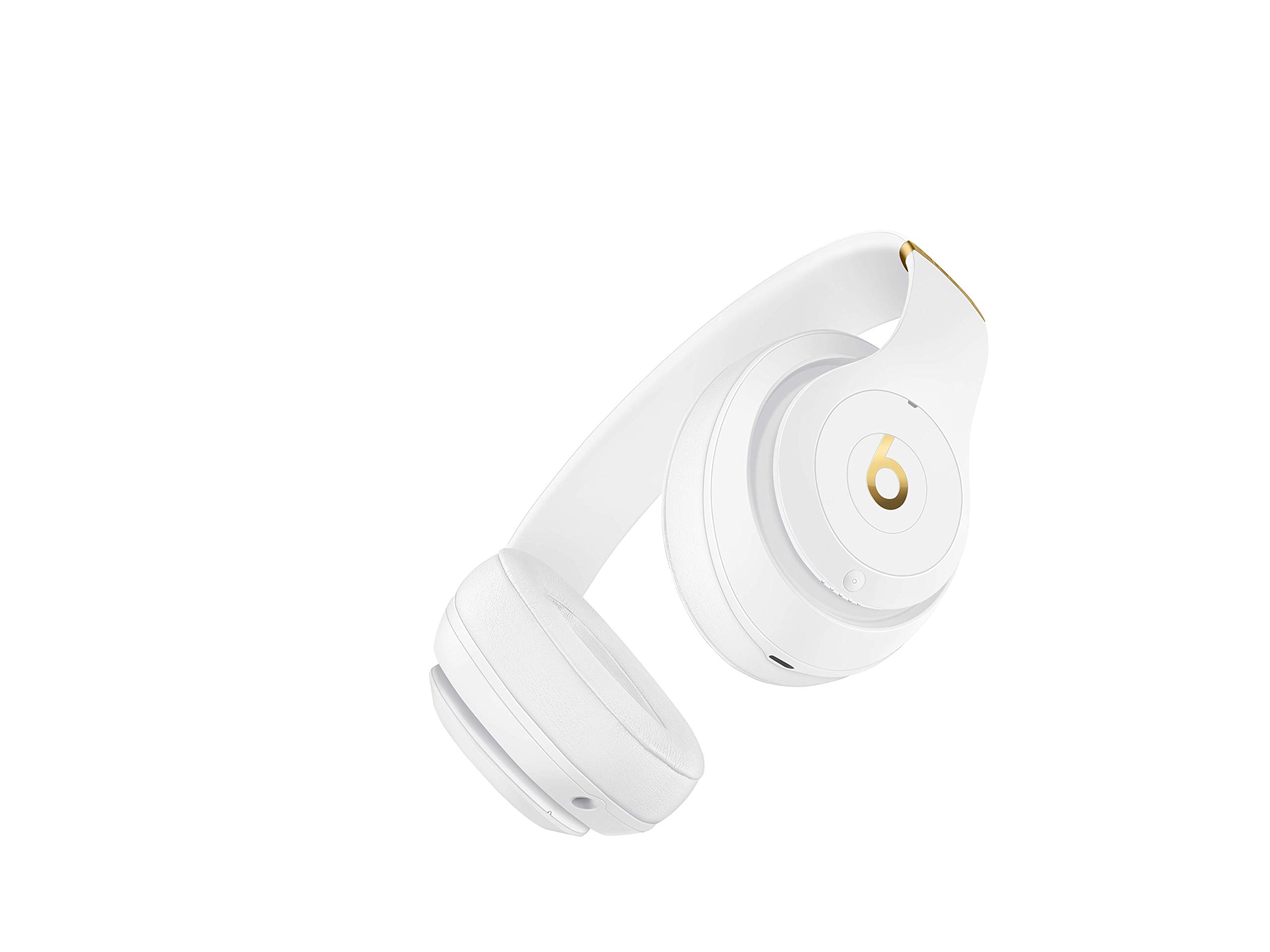 Beats Studio 3 Wireless Noise Cancelling Over-Ear Headphones with Built-in Microphone - White (Renewed) | Premium Sound Quality for Music, Gaming & Travel