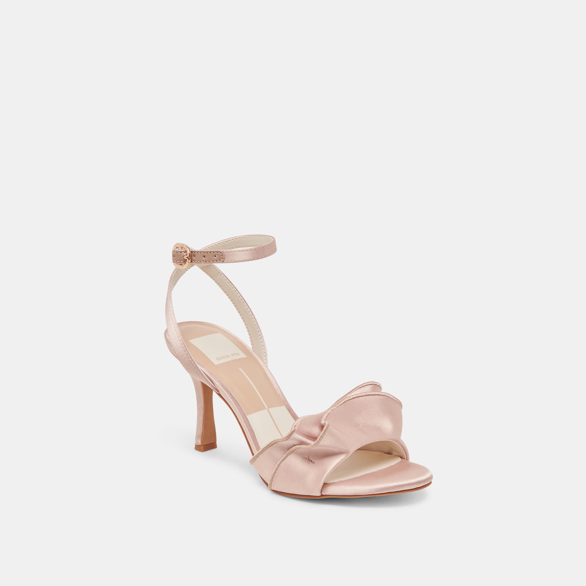 LUNETE High Heels - Light Blush Satin Pumps for Women | Elegant Evening Shoes for Parties, Weddings & Special Occasions