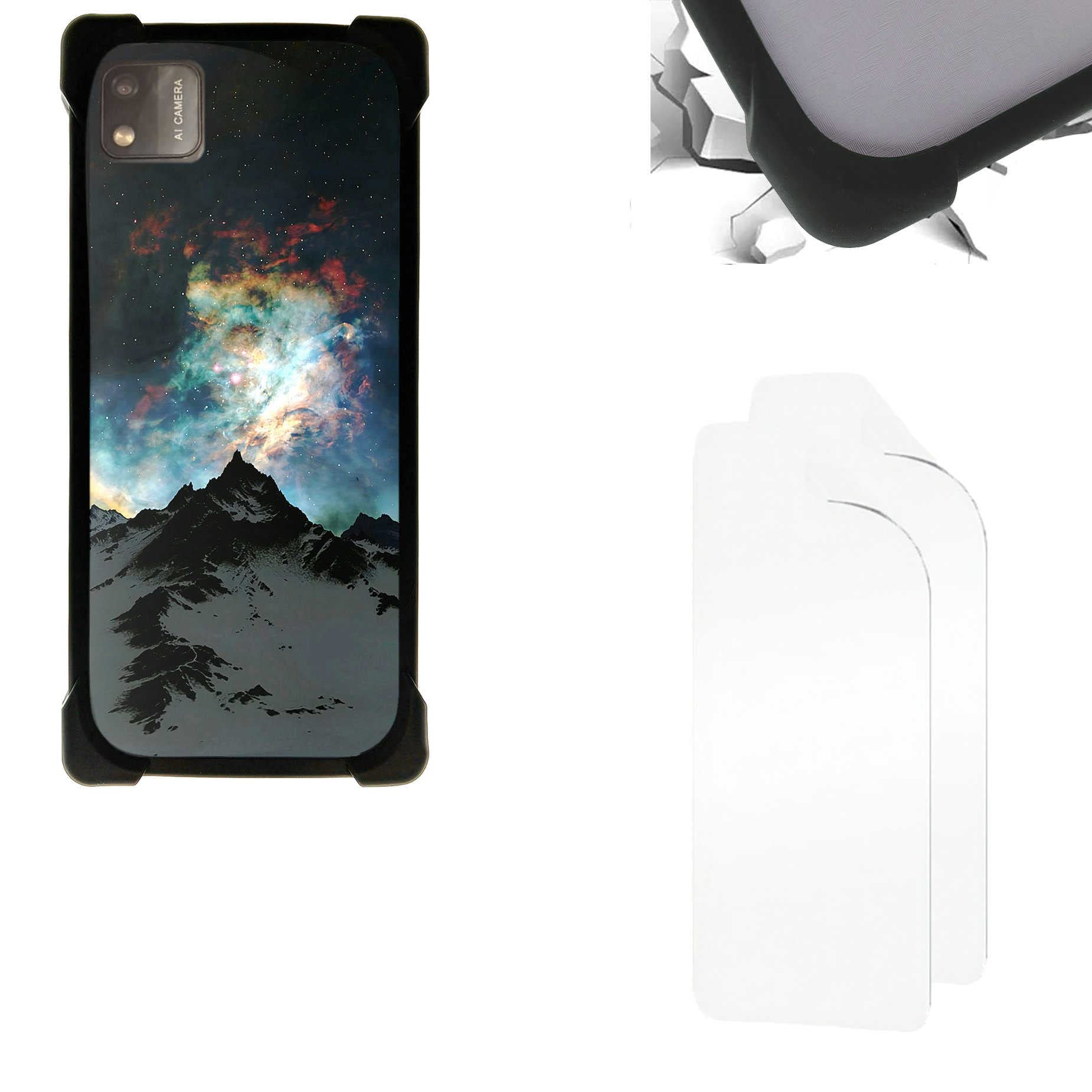 Vortex V22 Compatible Phone Case with Soft TPU Screen Protector & Kickstand - Shockproof Protective Cover for Everyday Use, Travel, and Work