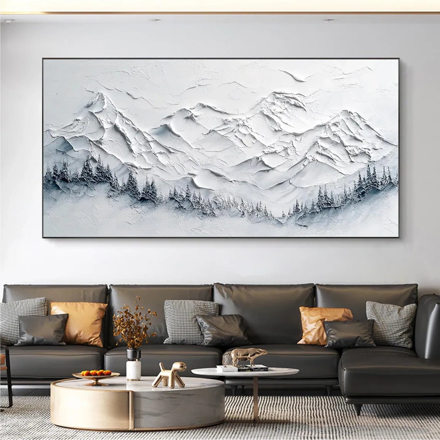 Minimalist Textured Plaster Art Painting - Abstract Wall Decor #MM303 | Perfect for Modern Living Room, Bedroom & Office Decor