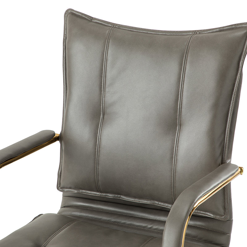 Stylish Michele Vegan Leather Task Accent Chair - Modern Office & Living Room Furniture for Home & Workspace
