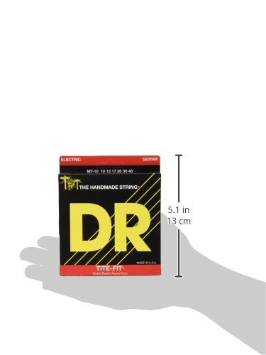 DR Strings Tite Fit Electric Round Core 10-46 Guitar Strings - Premium Performance for Rock, Blues & Metal Guitarists - Perfect for Live Shows & Studio Recording