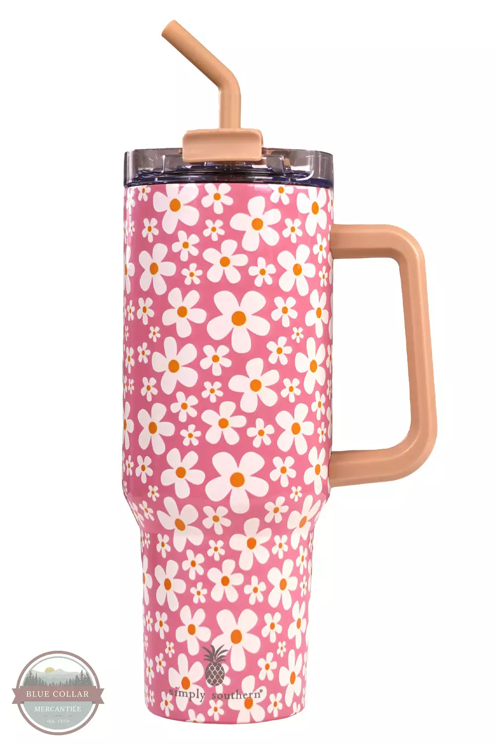 40 oz Stainless Steel Tumbler with Lid & Straw - Insulated Double Wall Vacuum Cup for Hot & Cold Drinks - Perfect for Travel, Gym, Office & Outdoor Activities