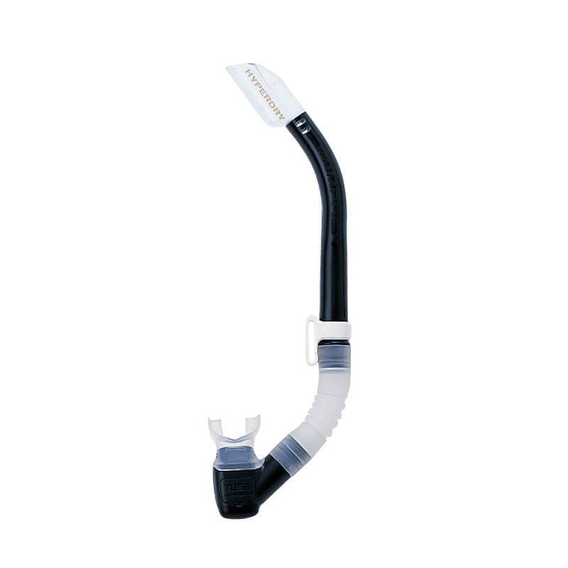 Tusa Imprex II Hyperdry Snorkel - Comfortable Dry Top Snorkel for Adults - Perfect for Swimming, Snorkeling & Scuba Diving in Ocean, Pool & Beach Vacations