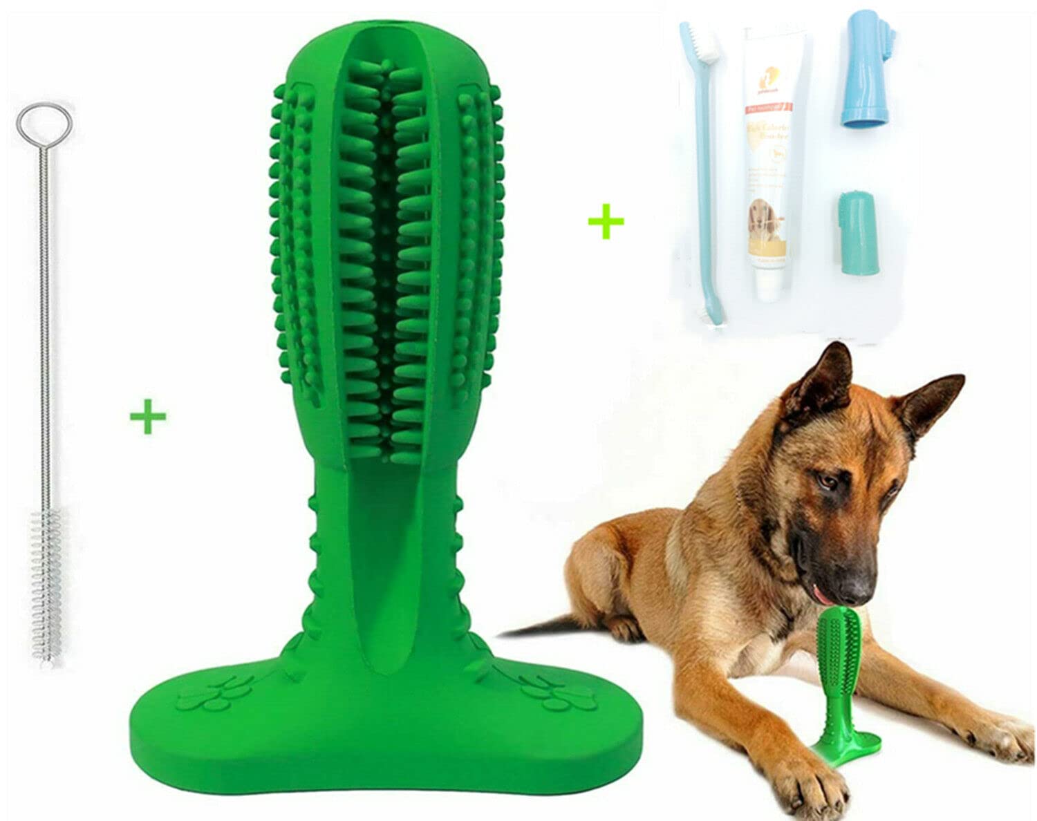 Dental Care Dog Toothbrush Chew Toy - Teeth Cleaning Stick for Small & Medium Breed Dogs - Puppy Chew Toy for Dental Hygiene - Perfect for Playtime & Oral Health