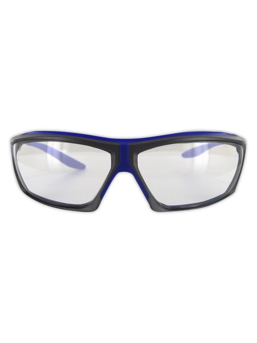 Impact Resistant Anti-Fog Safety Glasses with TPR Cushion - 24 Pairs Clear Lenses for Construction, Woodworking & DIY Projects