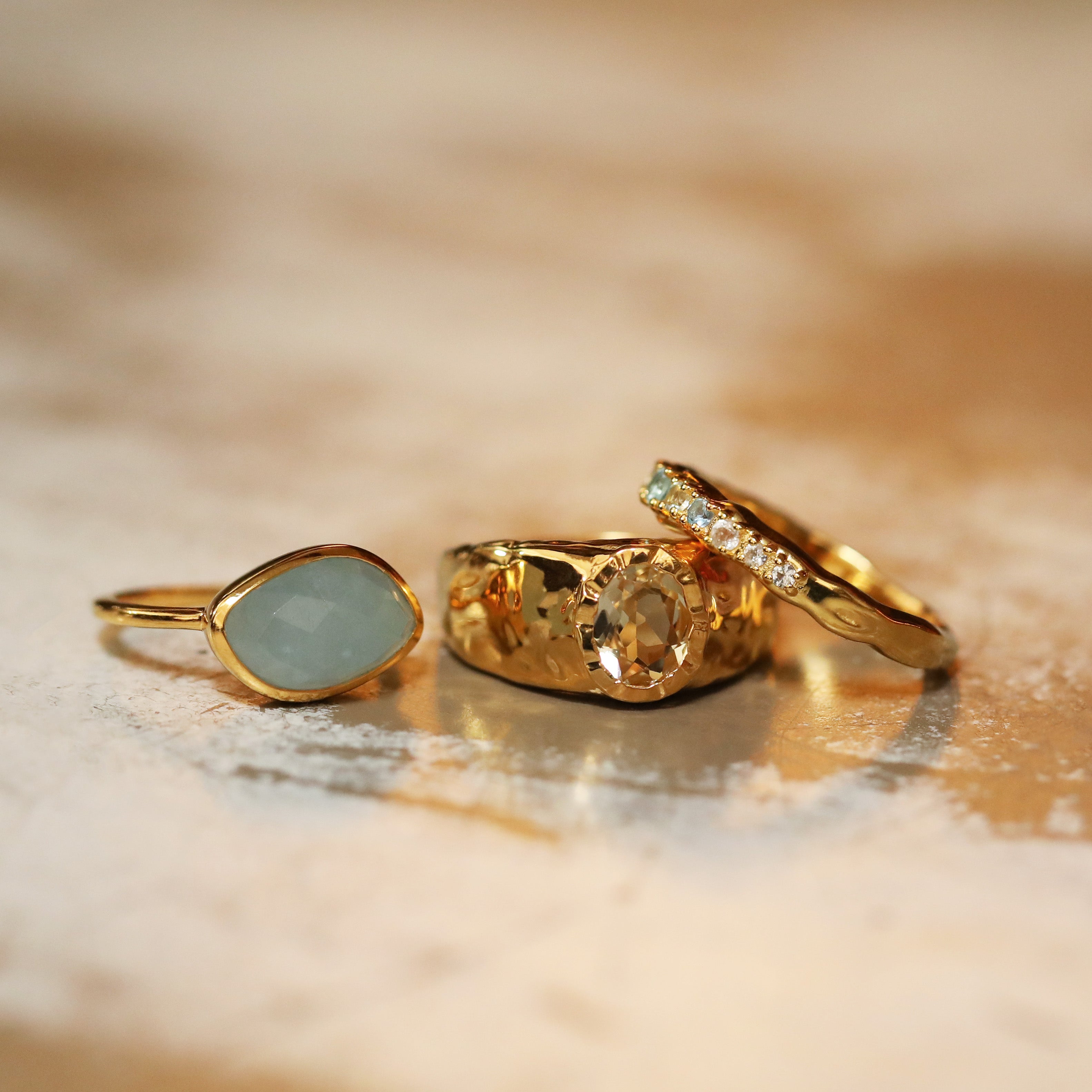 Hattie Ombre Molten Ring - Elegant Gradient Jewelry for Women | Perfect for Parties, Weddings & Everyday Wear