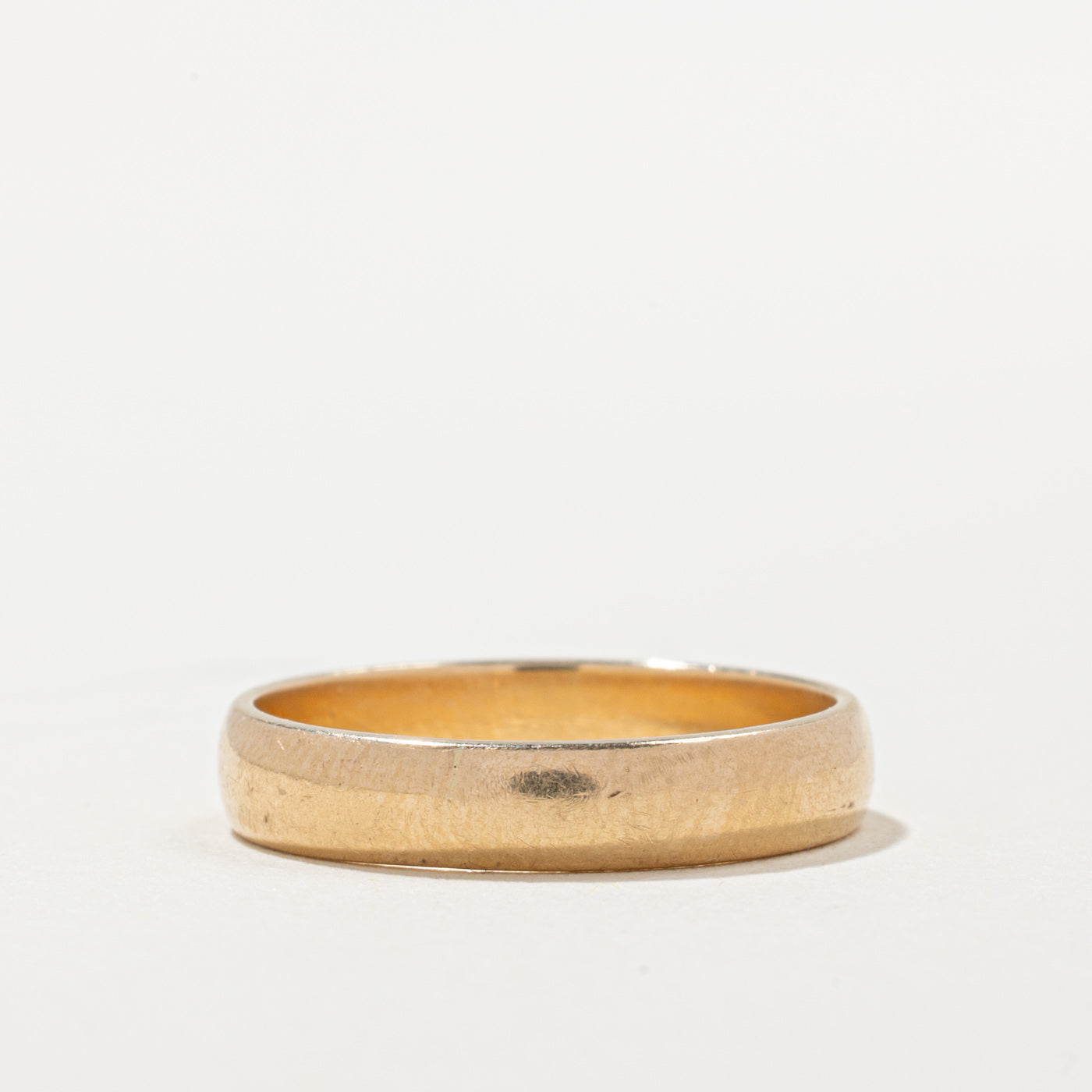 14K Yellow Gold Wedding Band for Women - 3.85mm Wide Size 7 - Perfect for Engagement Rings, Anniversary Gifts & Everyday Elegance