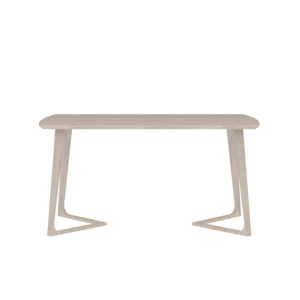 Mitros 150cm Wooden Dining Table Set - 6-Piece Modern Farmhouse Kitchen Furniture for Dining Room, Kitchen, and Outdoor Patio