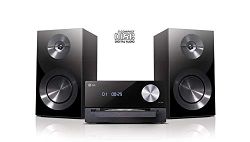 LG CM2460DAB Premium Micro Hi-Fi Audio System with CD Player, Bluetooth, and DAB Radio - Perfect for Home Entertainment, Bedroom, and Office Use